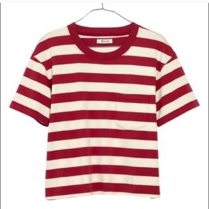 Madewell striped boxy tee